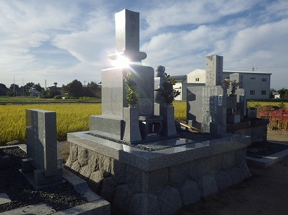 岡崎市で完成したお墓への開眼・納骨式