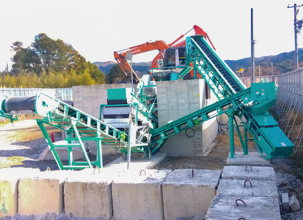 ジョークラッシャ処理能力320ｔ/日