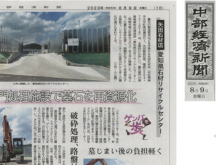 中部経済新聞