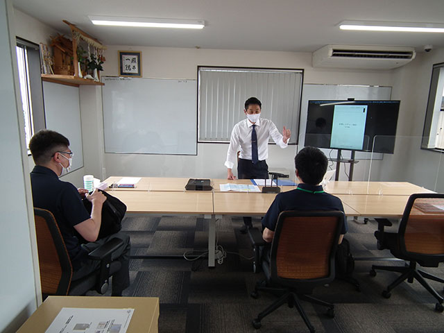 長野県の本部で研修