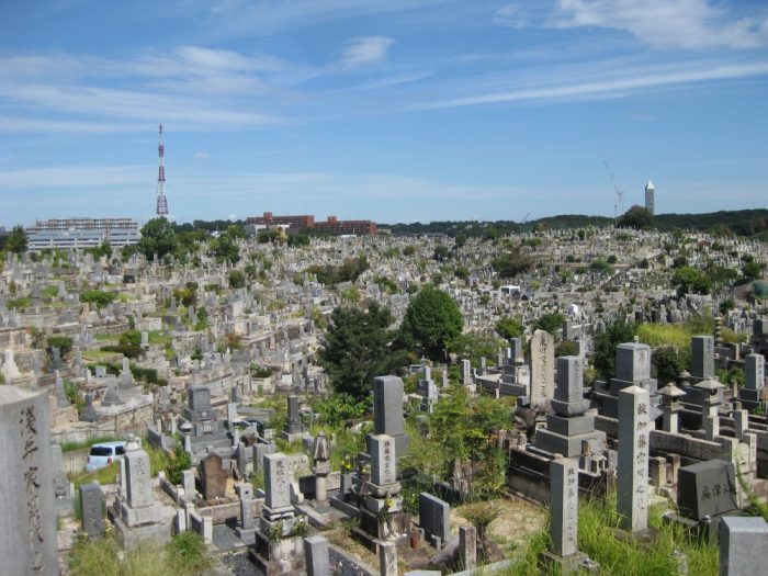 名古屋市営八事霊園全景