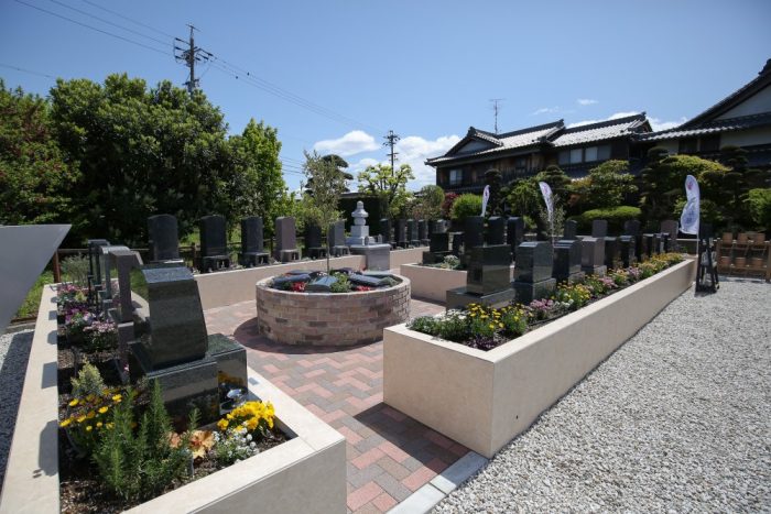 一宮市丹陽町 妙法寺 はなえみ墓園 永代供養 お墓 全景
