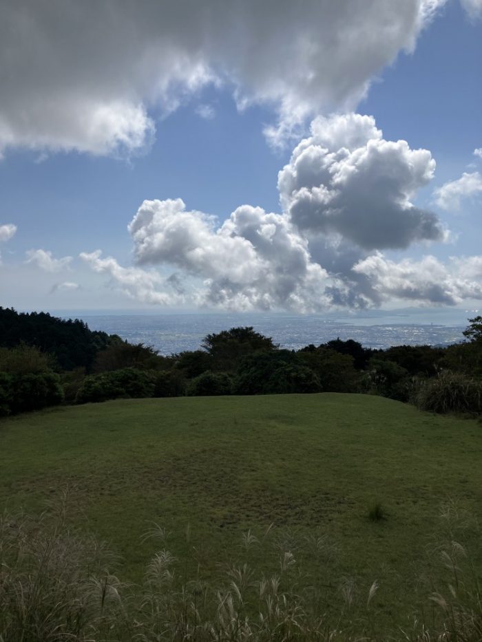 本宮山の山頂から望む街並み