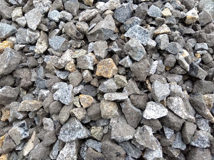 石等の廃棄物をを再資源化したRC-40再生路盤材の写真