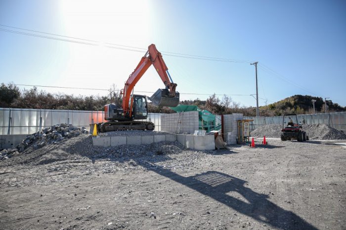 愛知県石材リサイクルセンターの施設全景